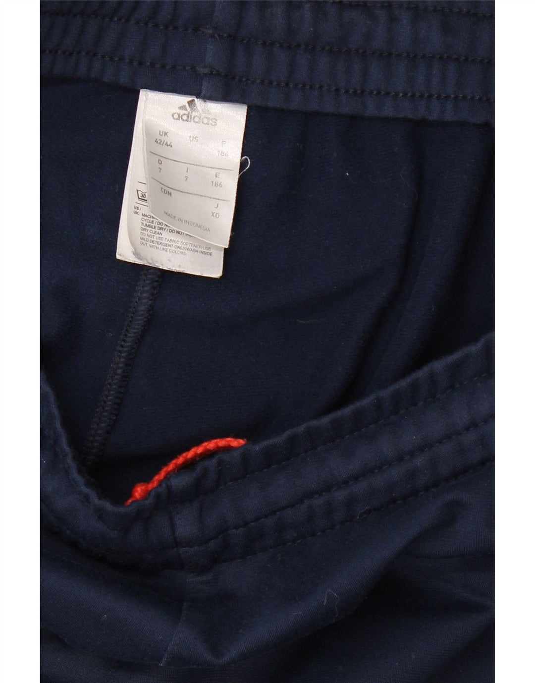 ADIDAS muške hlače za trenirku UK 42/44 velike tamnoplave poliesterske