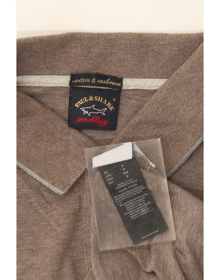 Paul & Shark muška polo majica standardnog kroja, srednje smeđi pamuk