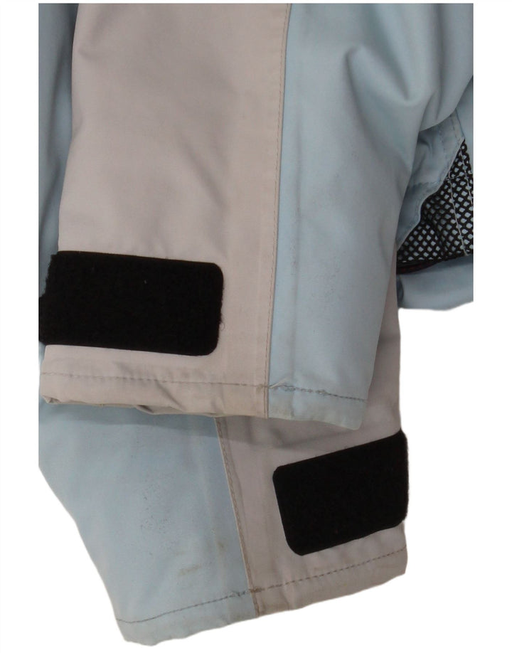 Musto velika ženska kišna jakna s kapuljačom UK 10 Small Blue Colourblock