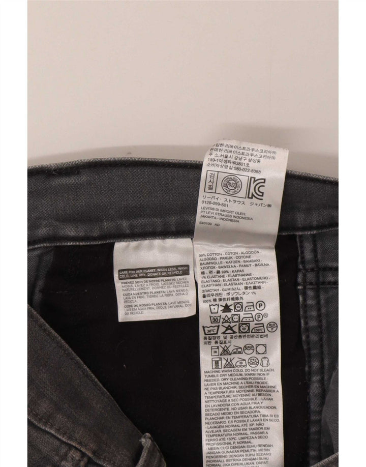 Levi's ženske uske traperice W30 L29 sivi pamuk