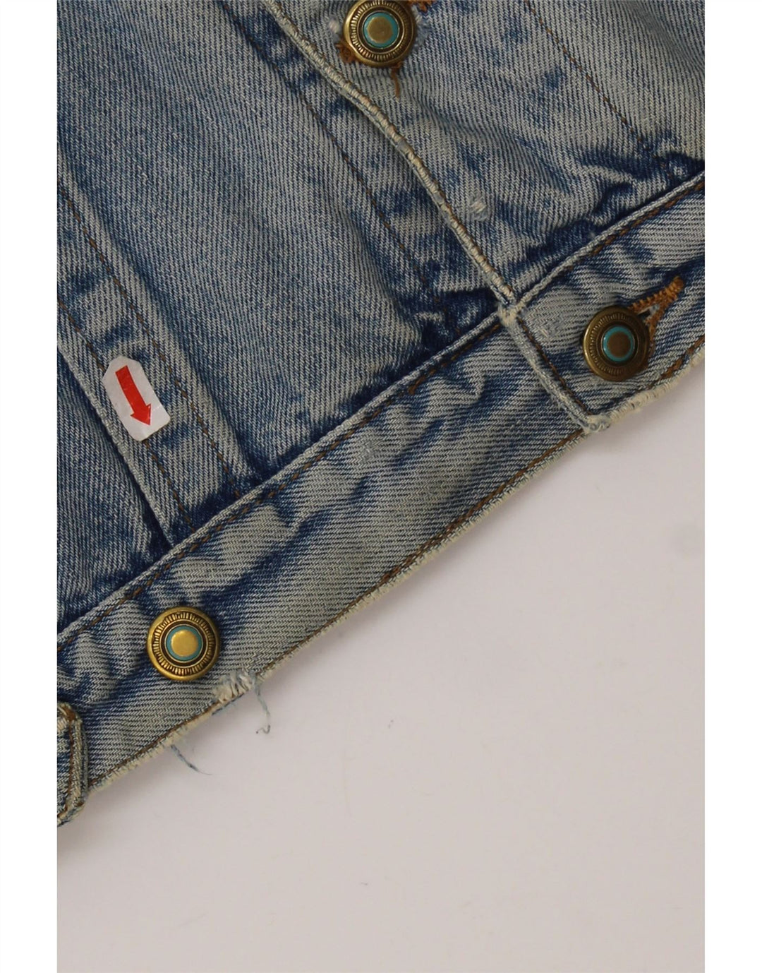 JEP'S ženska prevelika traper jakna UK 10 Small Blue Cotton