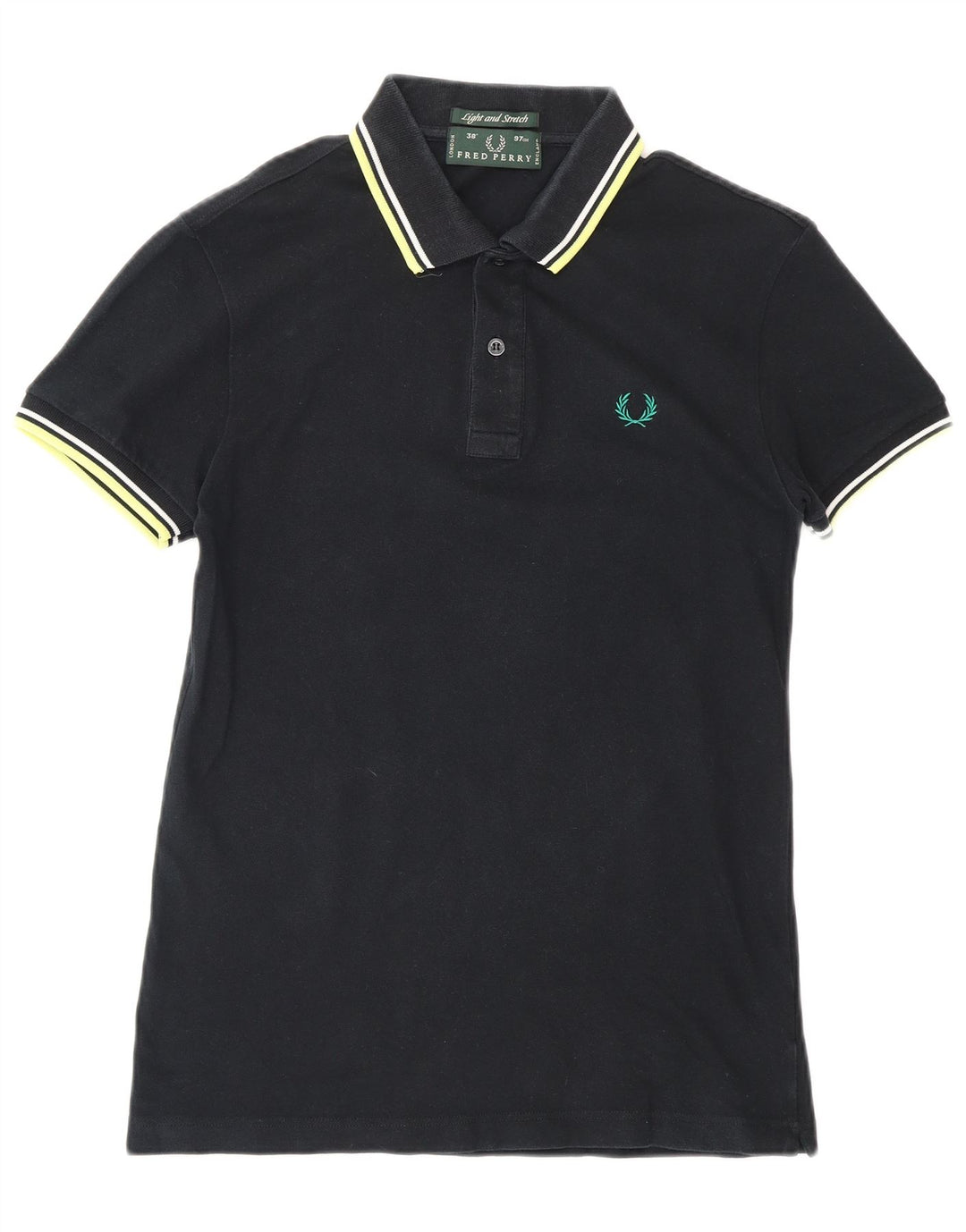FRED PERRY Muška polo majica Mala crna pamučna