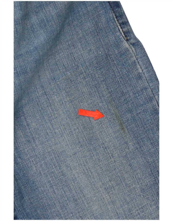 Levi's ženske traper kratke hlače W26 male plave boje pamuka