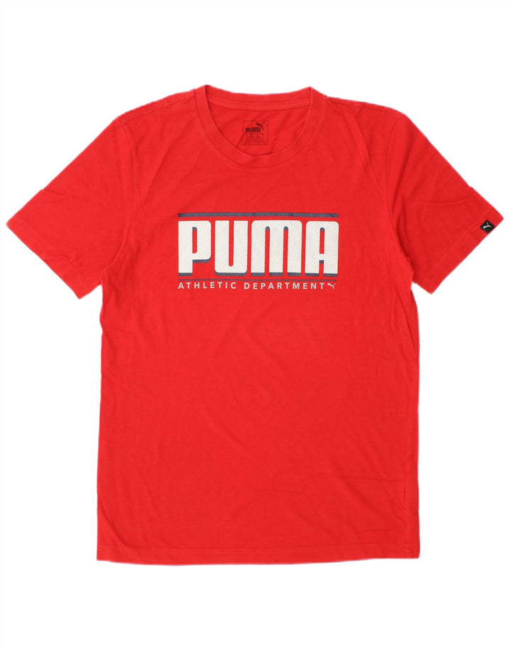 Puma muška majica s grafičkim motivima, mali crveni pamuk
