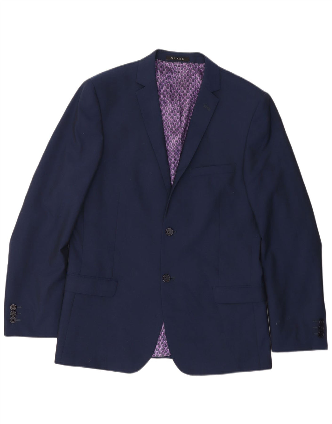 Ted Baker muška jakna s 2 gumba UK 40 velika tamnoplava vuna
