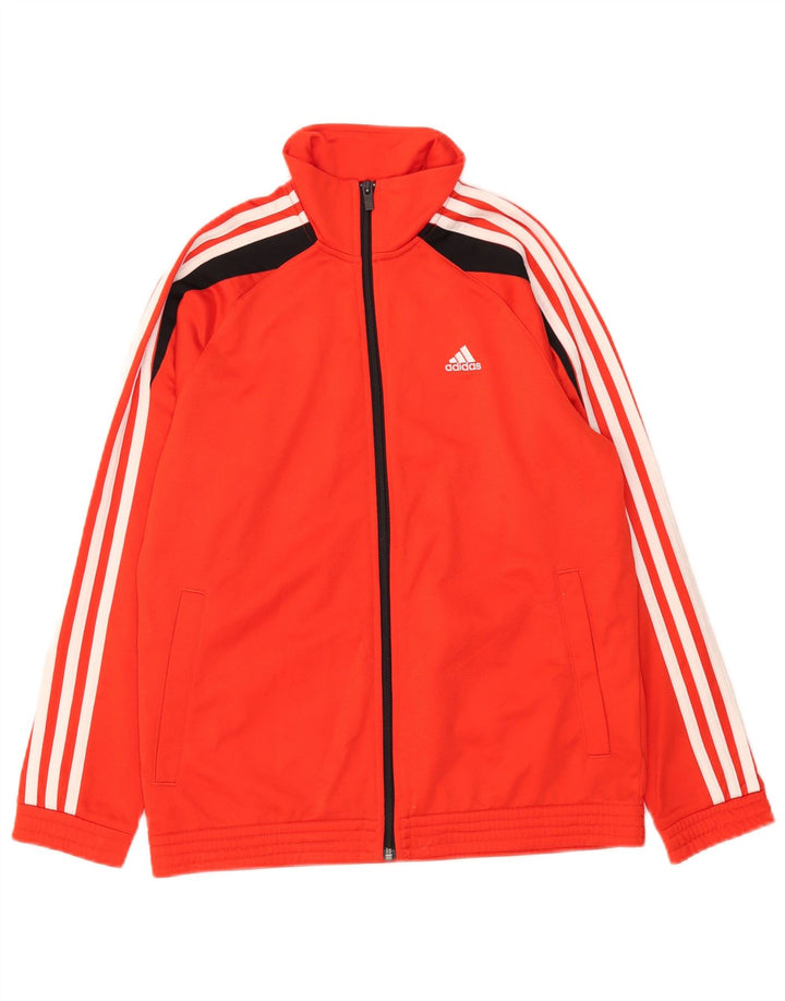 Adidas trenirka za djevojčice, 13-14 godina, crvena poliesterska jakna