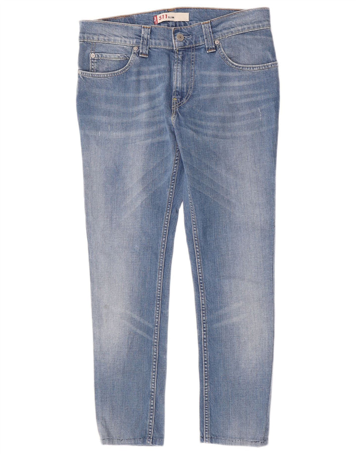 Levi's ženske 511 uske traperice W32 L26 plavi pamuk