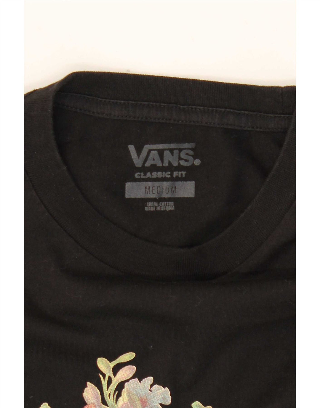 Vans klasična muška majica s dugim rukavima srednjeg kroja s cvjetnim motivima