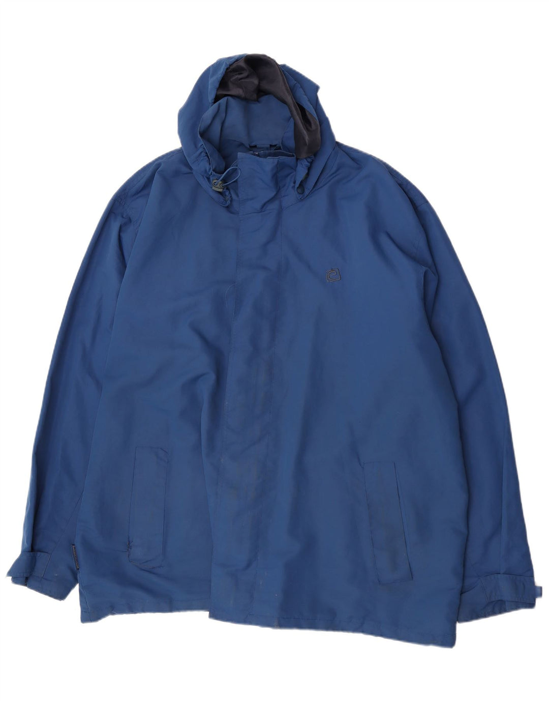 Mountain Essentials muška kišna jakna s kapuljačom UK 46 3XL plavi najlon
