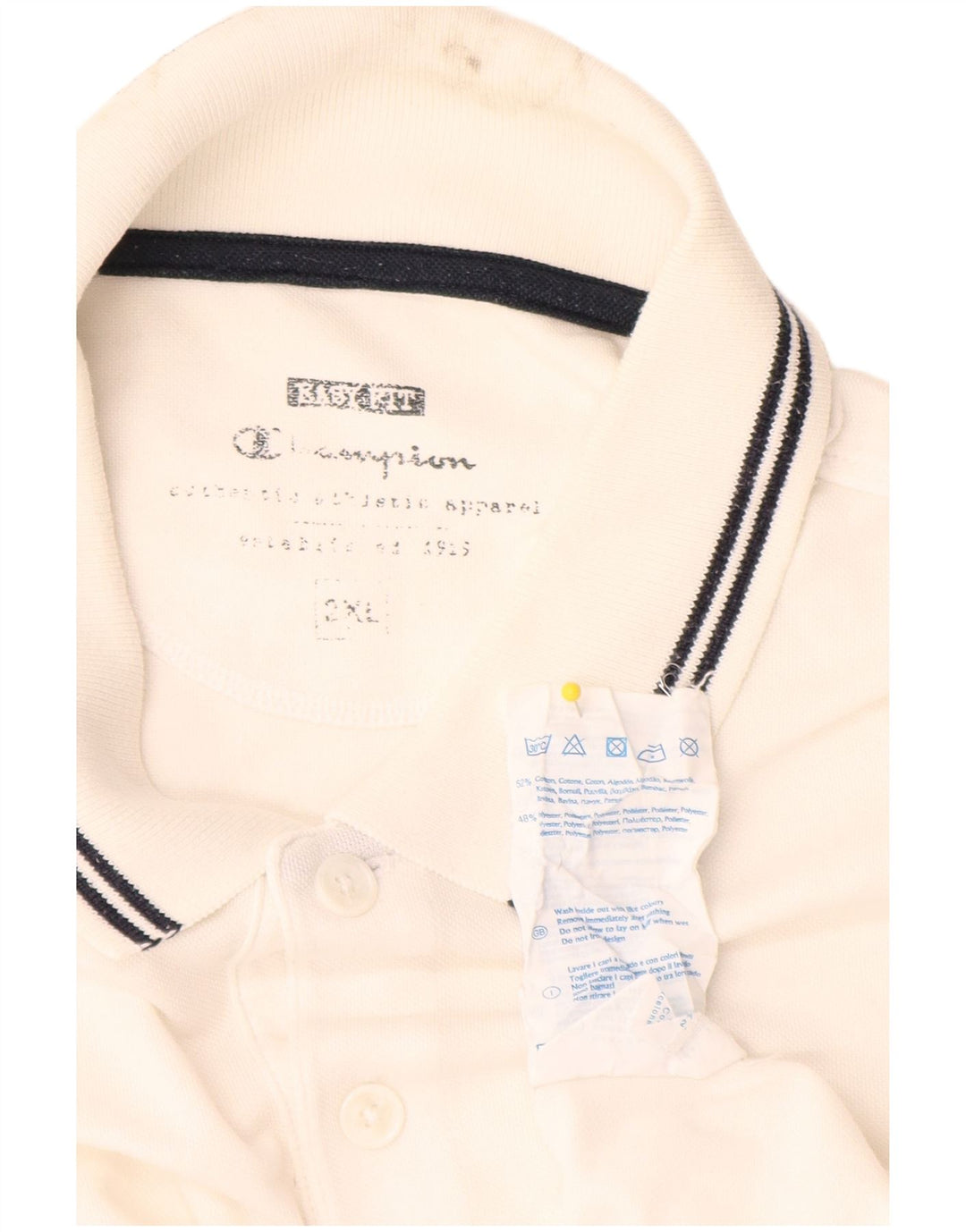 Champion muška polo majica 2XL bijeli pamuk