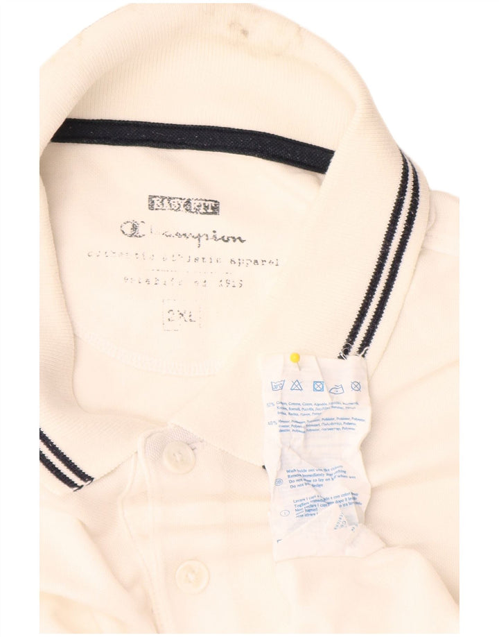 Champion muška polo majica 2XL bijeli pamuk