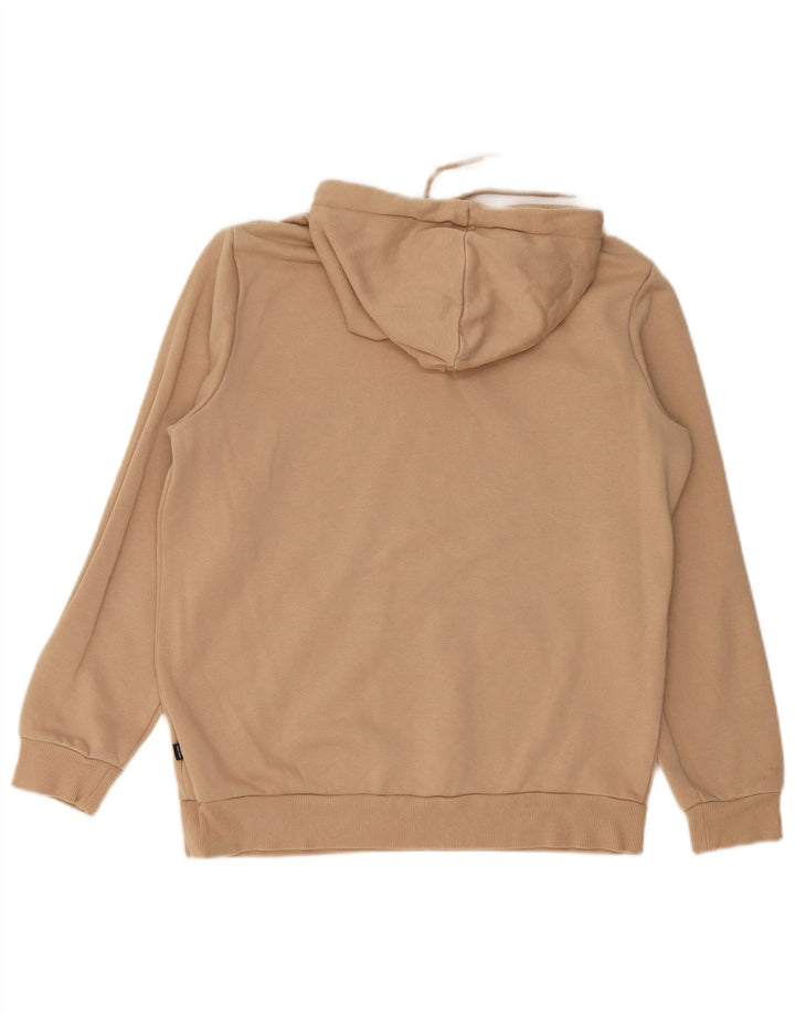 PUMA muška majica s kapuljačom s kapuljačom, srednji bež pamuk