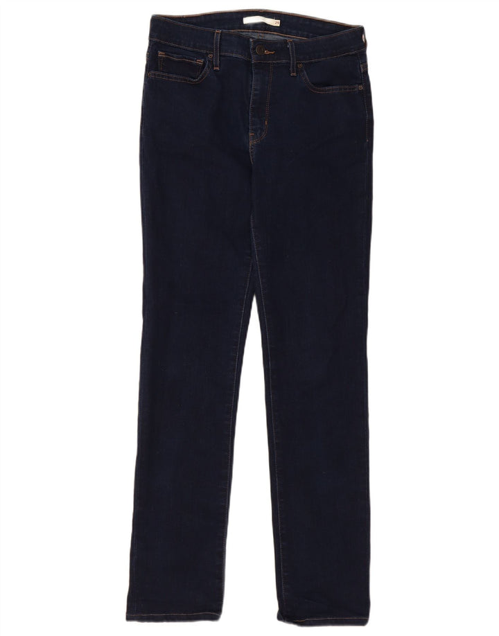 Levi's ženske 712 uske traperice W29 L32 tamnoplavi pamuk