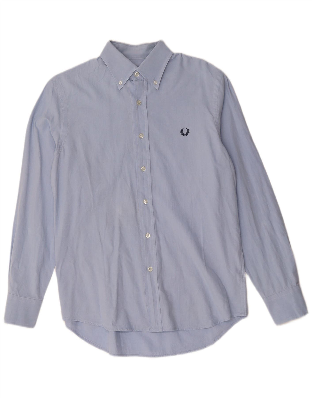 FRED PERRY Muška uska košulja Srednje plavi pamuk