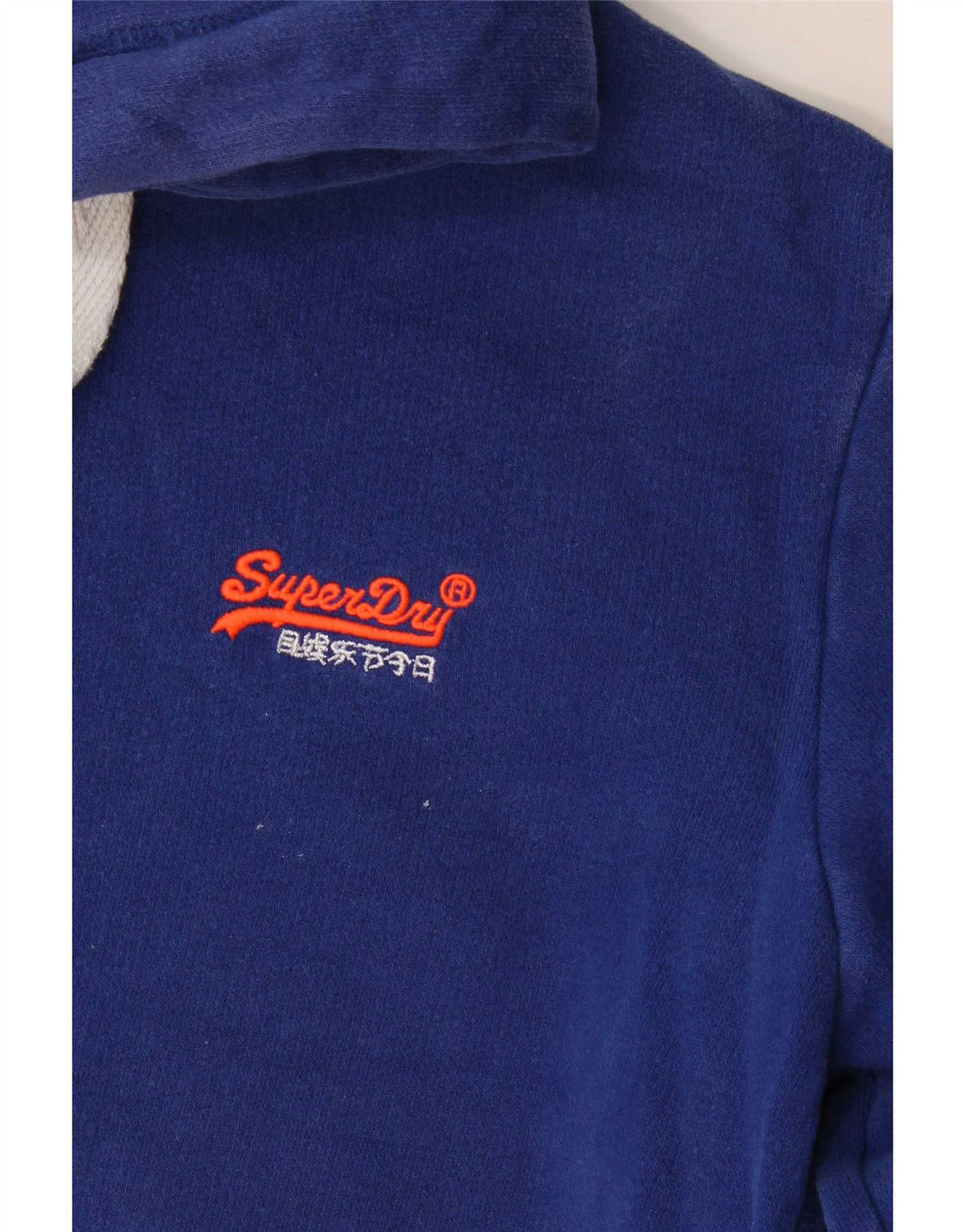 Superdry muški džemper s kapuljačom Mali plavi pamuk