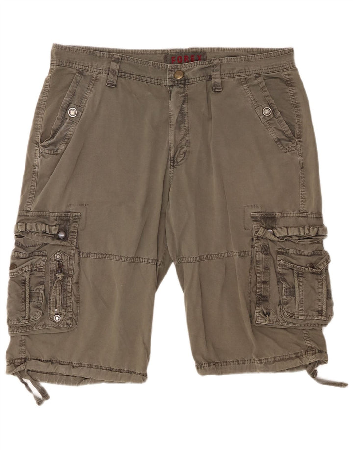 FOREX muške kargo kratke hlače W38 XL kaki pamuk