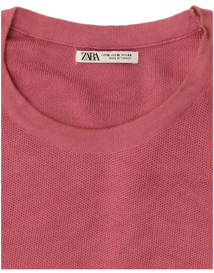 Zara muška majica XL ružičasta