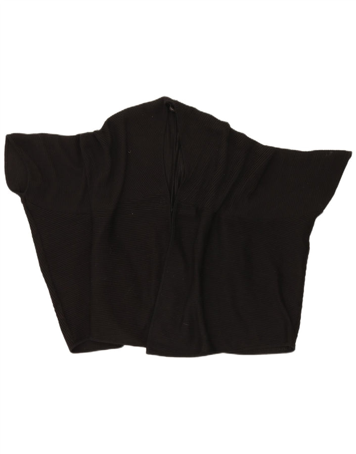 Zara ženski oversized pončo kardigan gornji dio UK 14 srednje crne boje