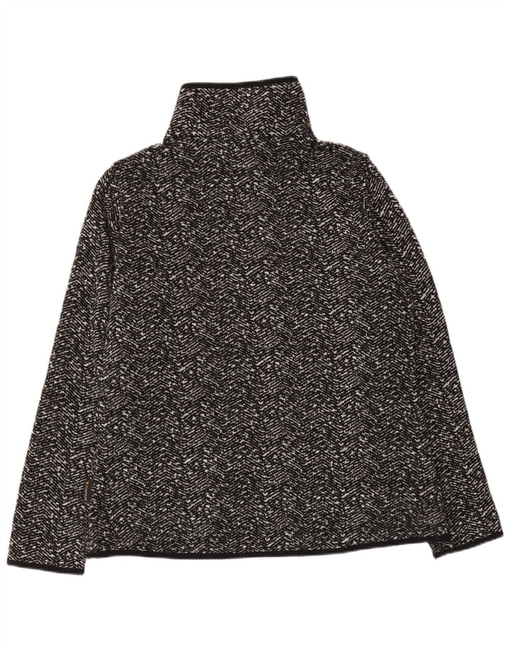 JACK WOLFSKIN Ženska gornja jakna trenirke UK 14/16 velika crna riblja kost