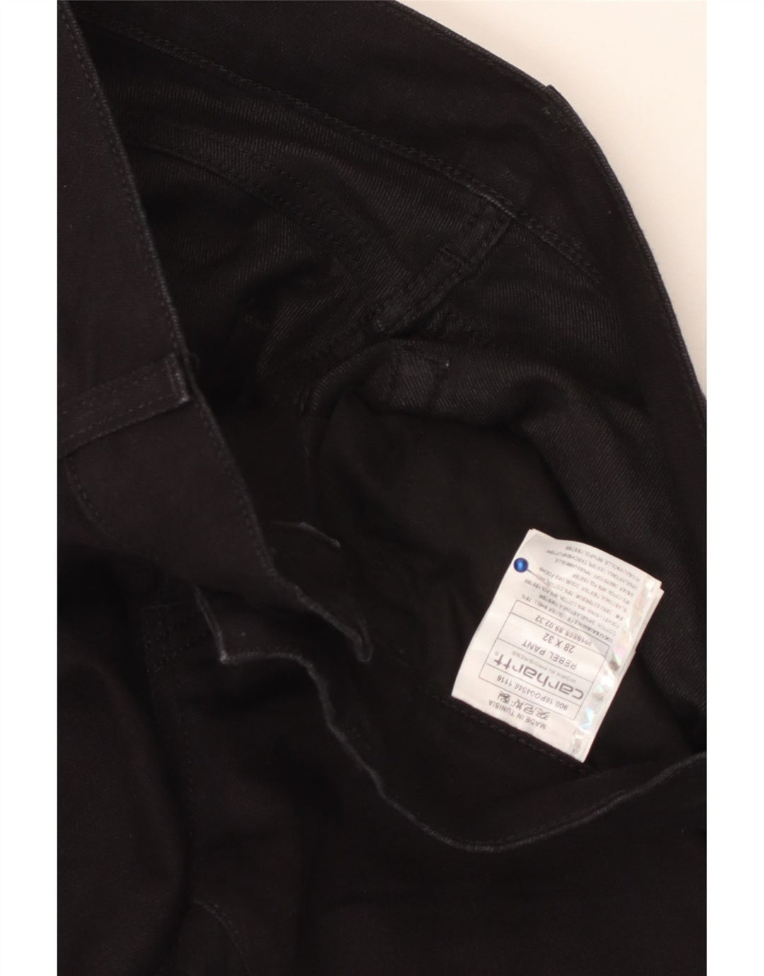 CARHARTT Ženske uske traperice W28 L32 crni pamuk