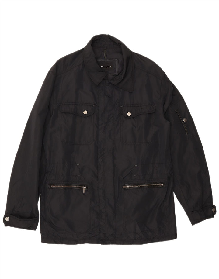 MASSIMO DUTTI muška pomoćna jakna UK 42 XL crni najlon