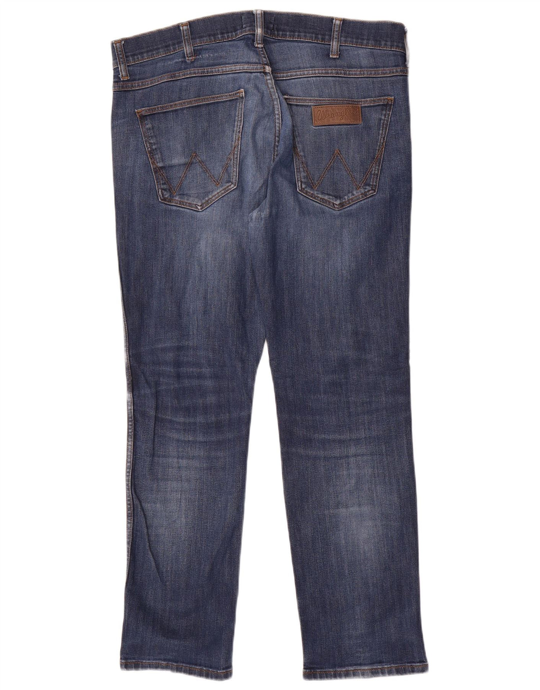 Wrangler muške Greensboro uske traperice W33 L30 tamnoplavi poliester