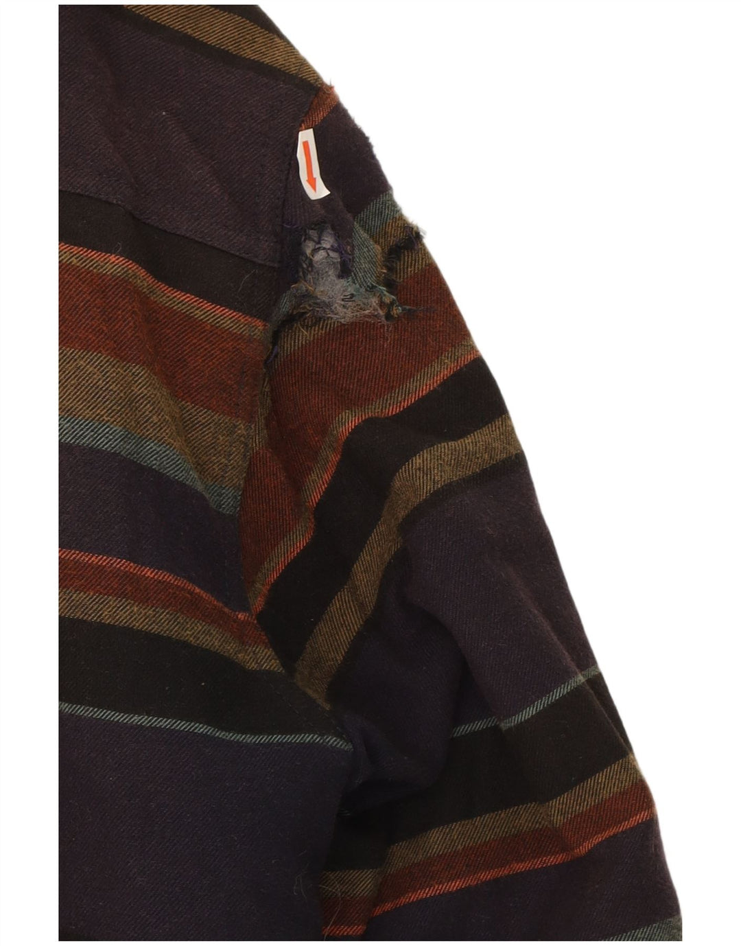 SALTROCK Mens Utility Jacket UK 38 Medium Purple Striped Cotton