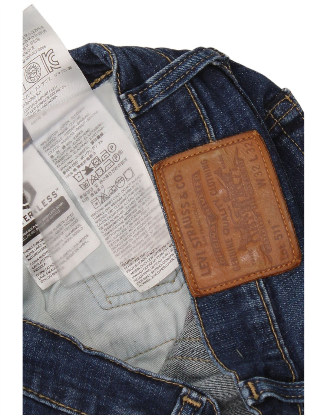 Levi's muške 511 uske traperice W32 L32 plavi pamuk