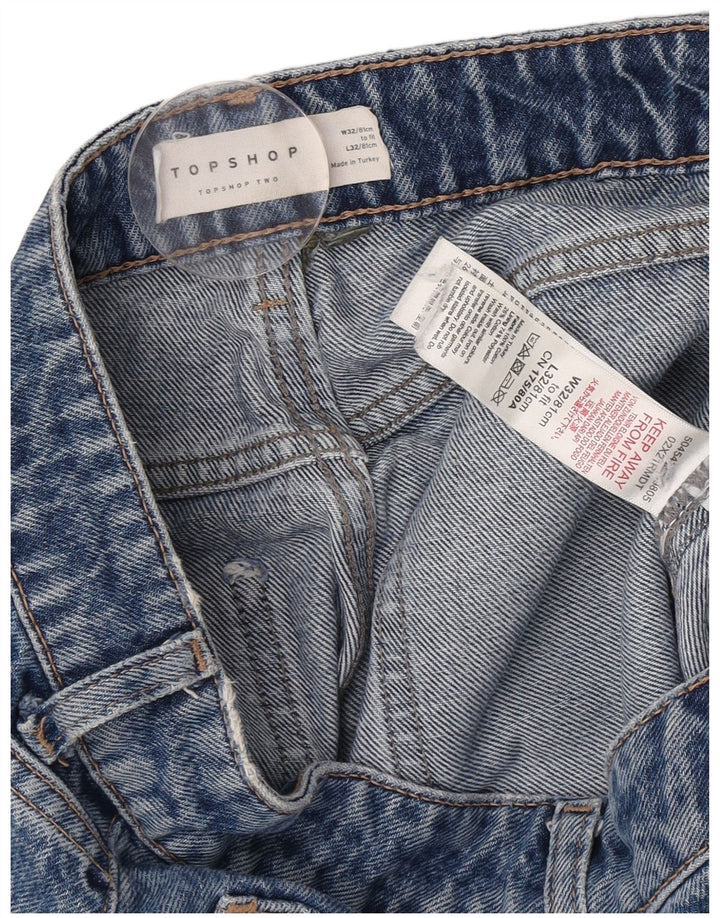 Topshop Ženske Bootcut traperice W32 L32 Plavi pamuk