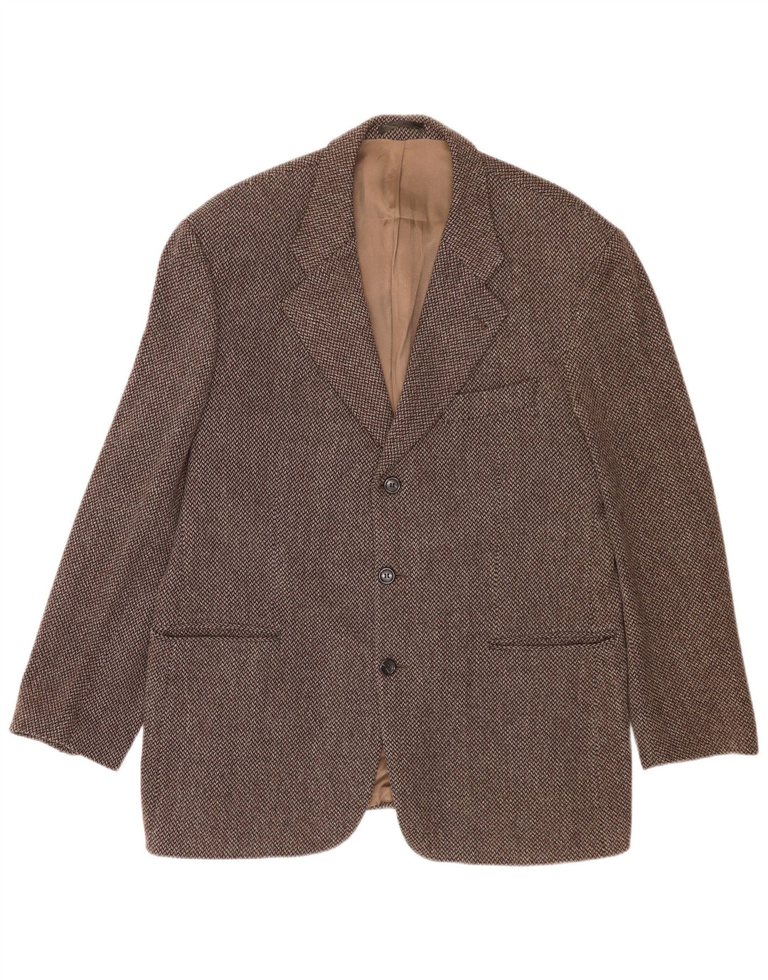 Carlo Barbera muška jakna sa 3 gumba IT 54 2XL smeđa houndstooth