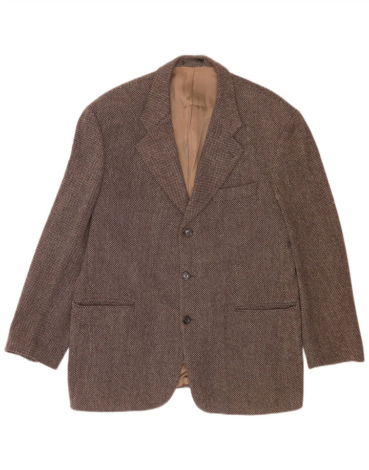 Carlo Barbera muška jakna sa 3 gumba IT 54 2XL smeđa houndstooth