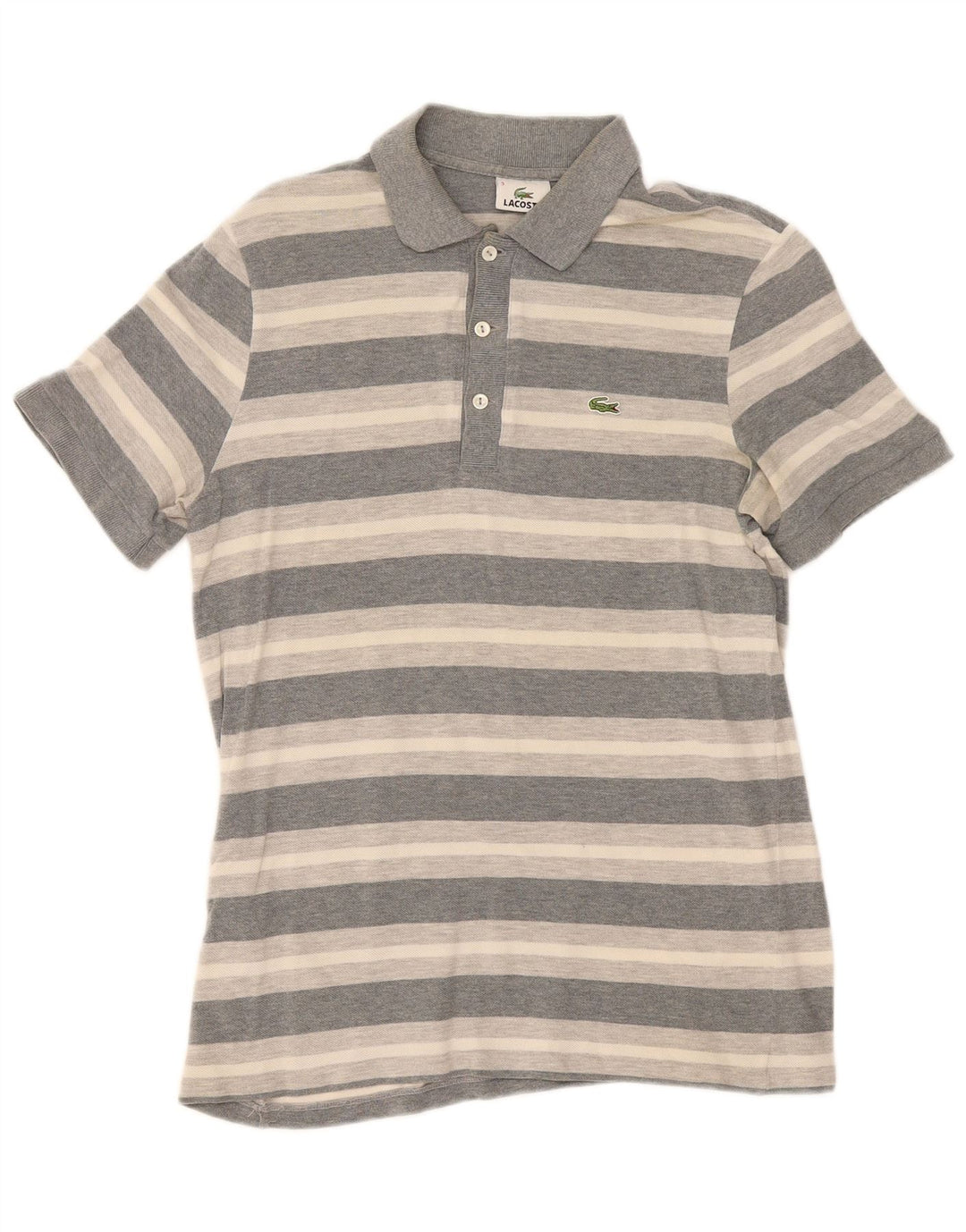 Lacoste muška polo majica veličine 3, pamuk na male sive pruge
