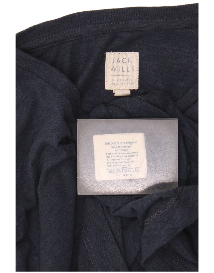 Jack Wills, muška majica dugih rukava, mali mornarsko plavi pamuk