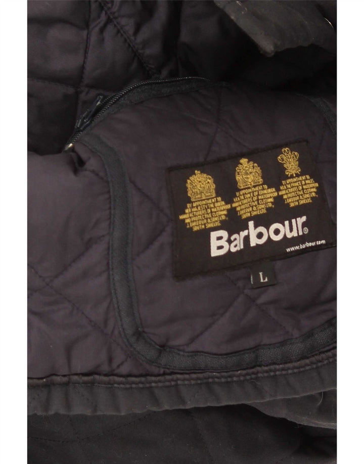 Barbour muška prošivena jakna UK 40 Large tamnoplava