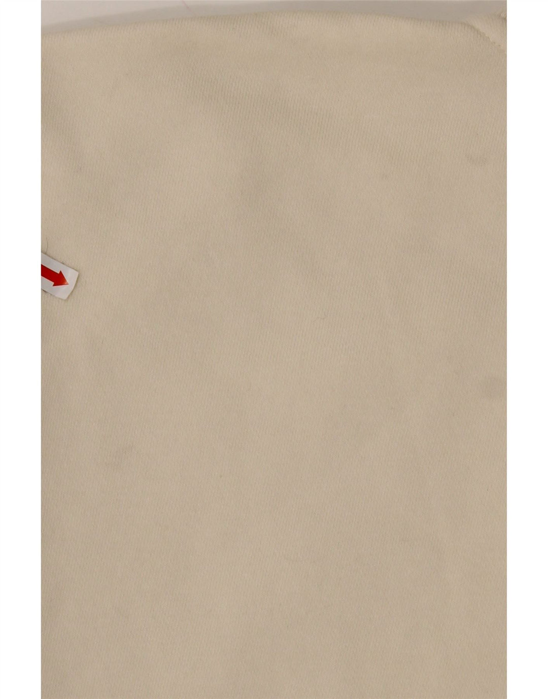 REEBOK Muška dukserica s izrezom i patentnim zatvaračem, srednje bijelog pamuka