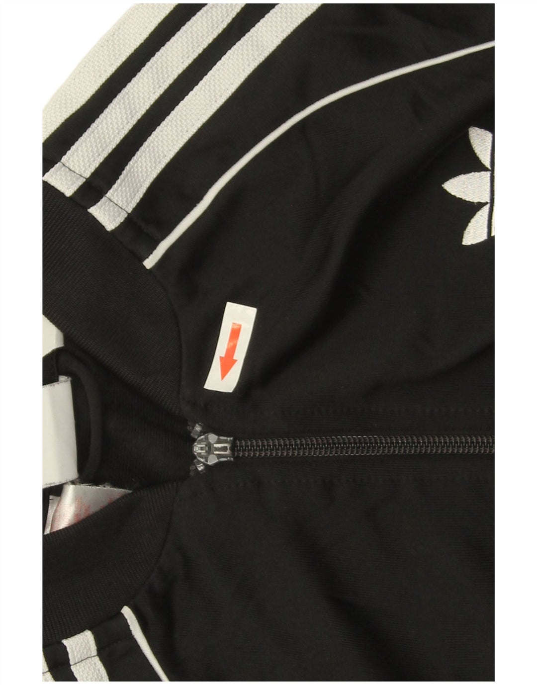 Gornja jakna od trenirke Adidas za dječake 12-13 godina, crni poliester