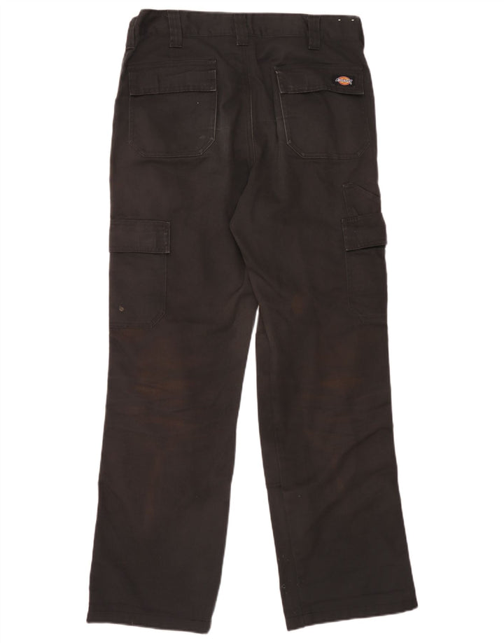 Dickies muške ravne kargo hlače W32 L31 crni poliester