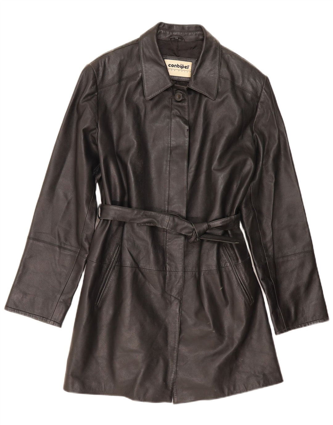 Conbipel ženski kožni kaput IT 48 XL crna koža