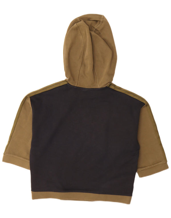 Puma ženska majica s kapuljačom 3/4 rukava UK 10 Small kaki boja
