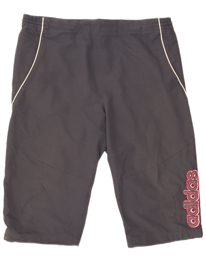 Adidas muške sportske kratke hlače Graphic Bermuda XL sivi poliester