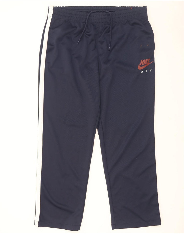 Nike muške hlače za trenirku 2XL tamnoplave poliesterske boje