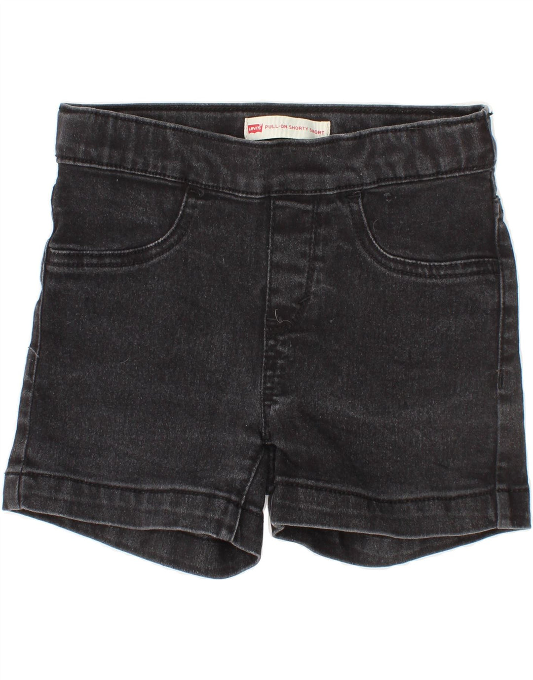 LEVI'S Girls Denim Shorts 6-7 Years W22 Black Vintage Levi's and Second-Hand Levi's from Messina Hembry 