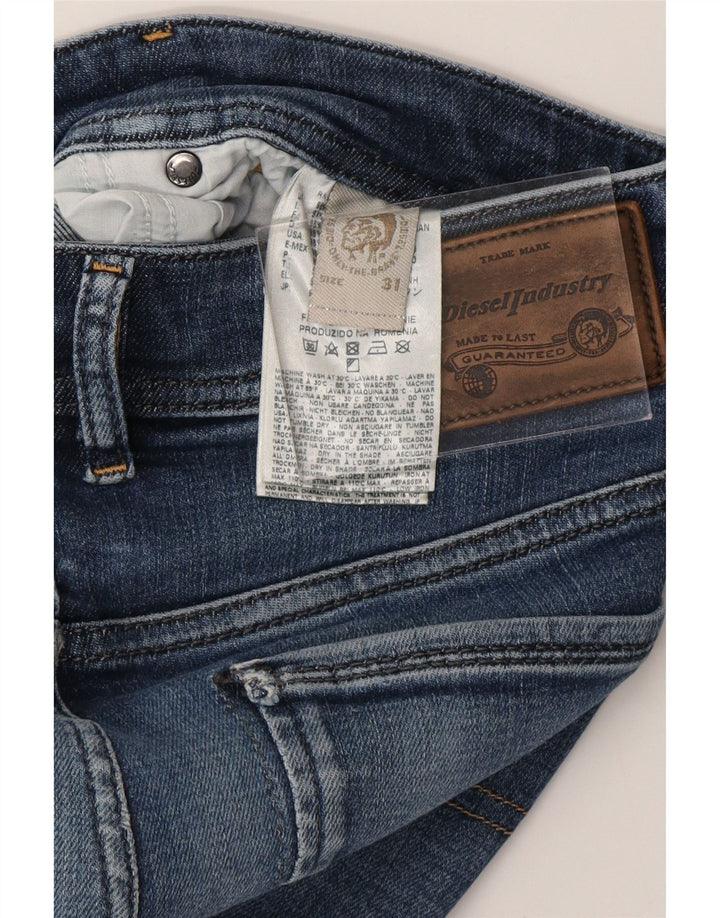 DIESEL Muške uske traperice W31 L30 Plavi pamuk