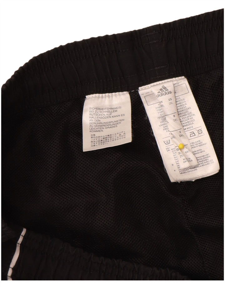 Adidas muške hlače za trenirku 2XL crni poliester