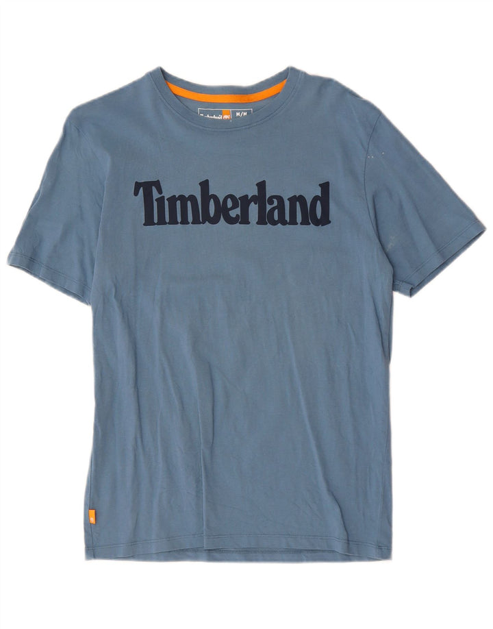 TIMBERLAND Muška majica kratkih rukava standardnog kroja srednje plavi pamuk