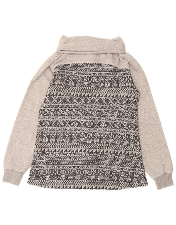 Champion ženska gornja jakna trenirke UK 14 Large Grey Fair Isle Cotton