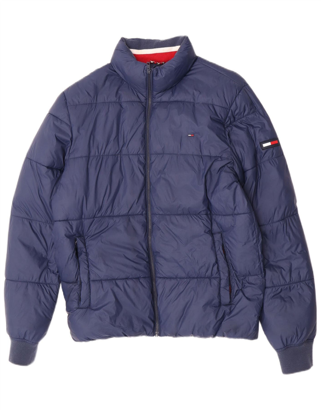 Tommy Hilfiger muška podstavljena jakna UK 40 Large tamnoplavi poliamid