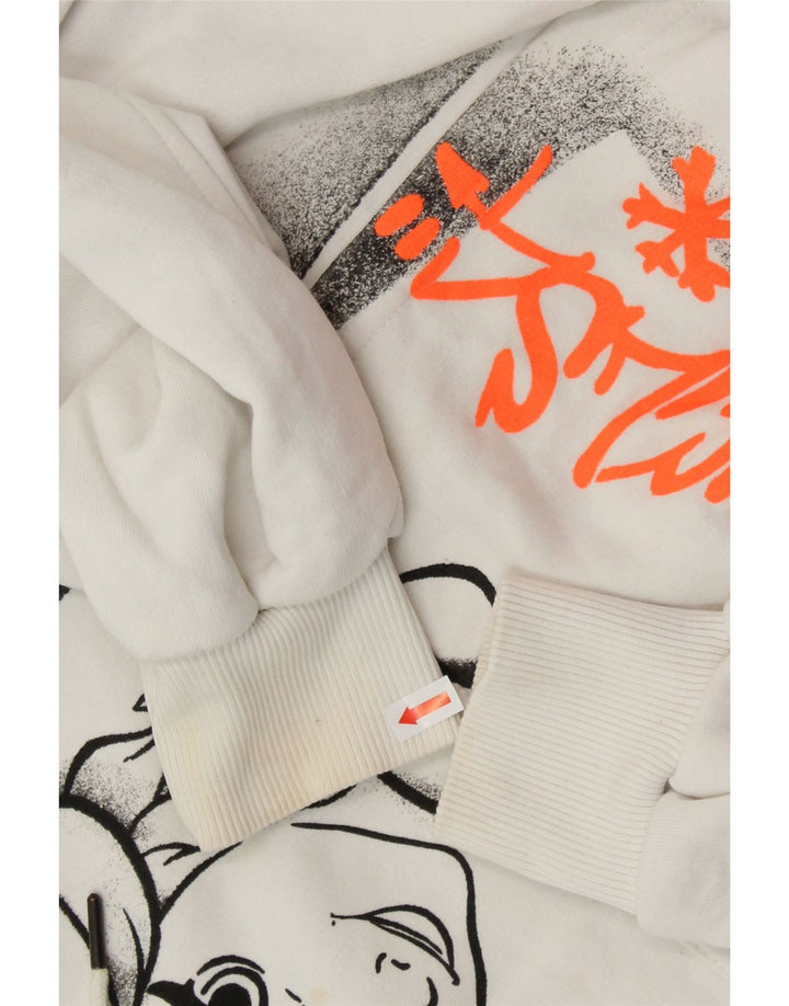 ZARA ženska majica s kapuljačom Frozen Graphic UK 10 Mala bijela