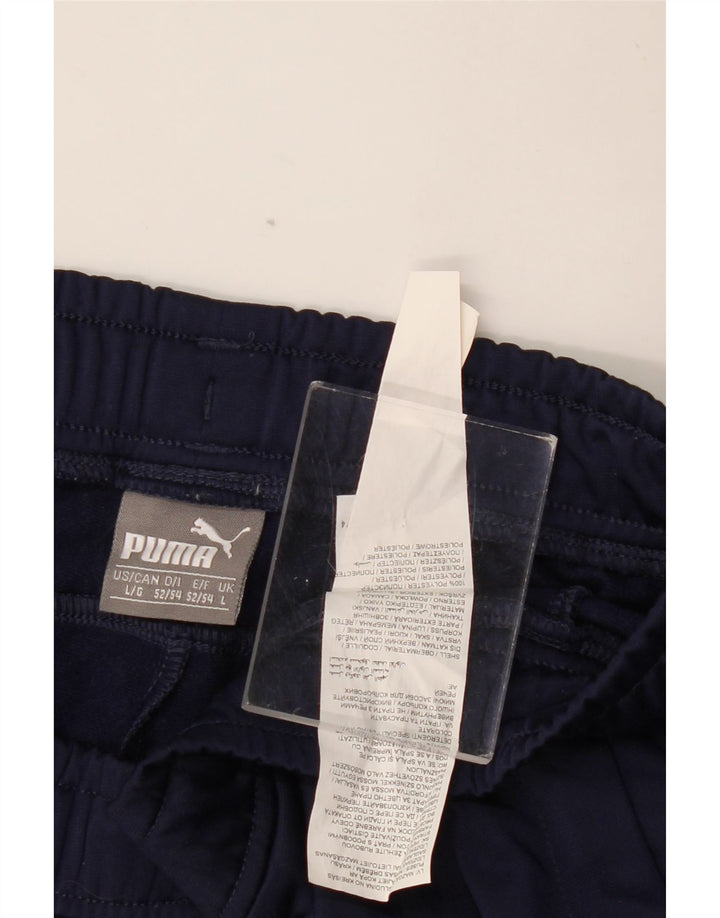 PUMA Muška trenirka Hlače Joggers Large tamnoplavi poliester