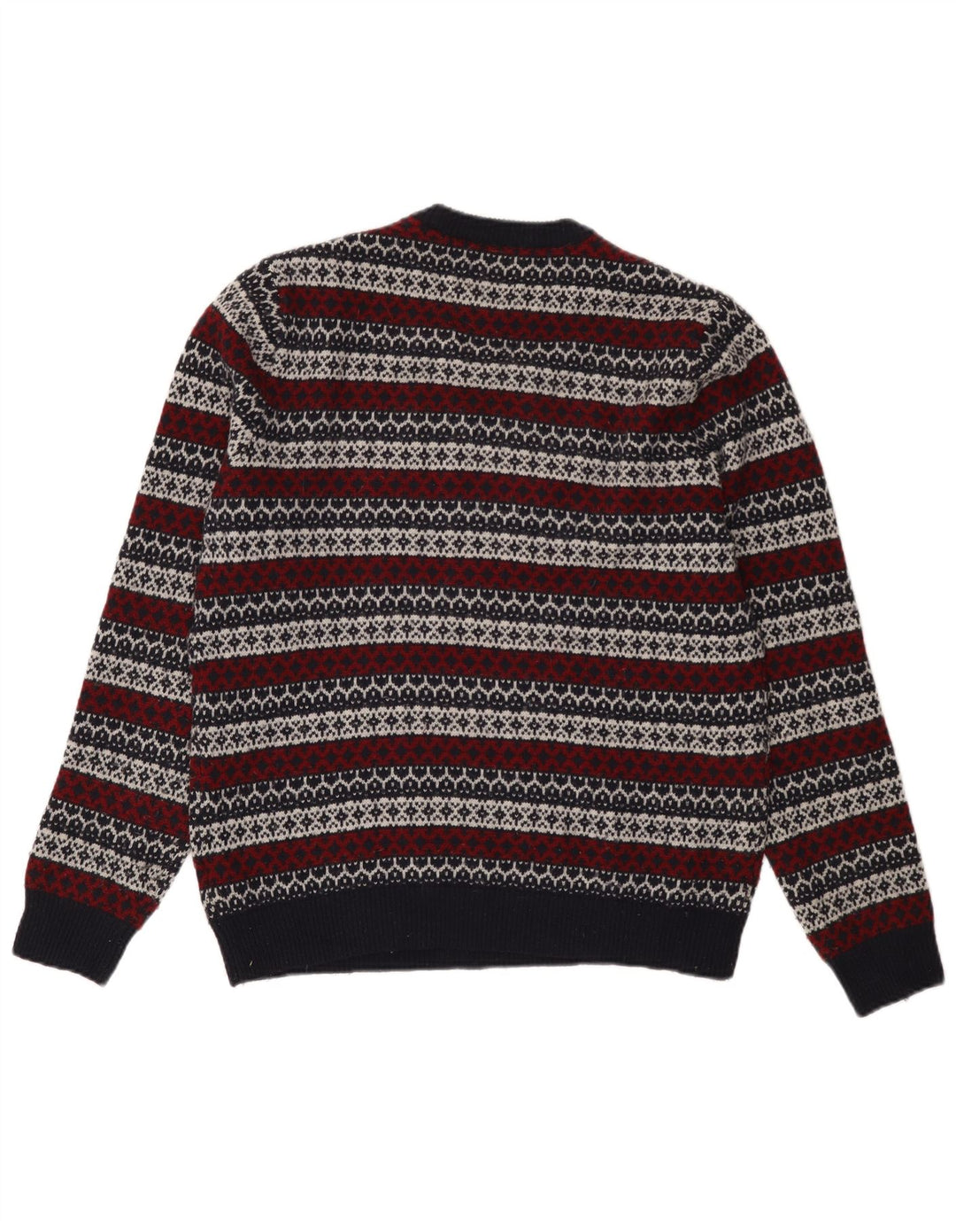 Jack Wills, muški džemper s okruglim izrezom srednje tamnoplave boje Fair Isle